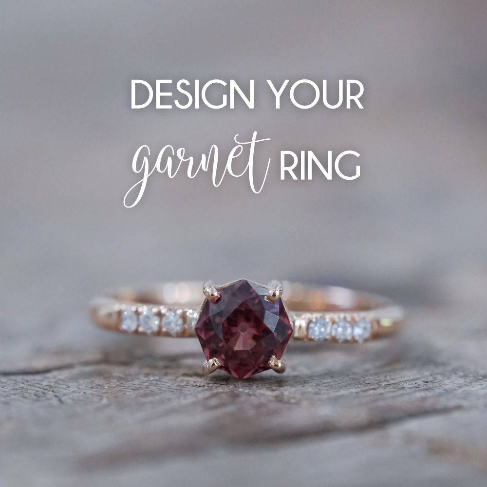 Custom Garnet Ring